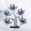 HD Blue Tree Feng Shui Сова Декоративные Коллекционные Домохозяйственные Подарочные Вида для защиты, Удачи Процветание 210811