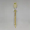 DHL 5.5 inch Lengte Jucie Cap Stijl Glas Dabber Tool Roken DAB Stick Carve Wax Dry Herb Tabakspijkers Handvat Dikke Pijp