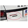 Letras cromadas prateadas e pretas para tampa do porta-malas, emblema esportivo, adesivo para Discovery Range Rover8407408