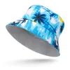 Chapeaux de godets pour Hommes Double-côté Denim sauvage Coton Sunshade Beach Beach Hat Sun Protection Sun Printemps et Excursions d'été