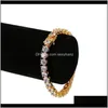 3 456mm 1 row raw char micro inlaid zircon tennis chain hip hop bracelet ozing 8q3lj