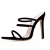 Sandales dames talons hauts pantoufles été meilleure apparence de rue sexy femme sandales pointues dames taille 35-42 chaussures pour femmes Y0305