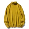 Maglione dolcevita caldo da uomo moda autunno inverno di alta qualità casual comodo pullover spesso maschio 210909