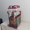 Ticari Kar Erime Makinesi Çift Tank Smoothie Maker Elektrikli Dondurulmuş İçecek Rüşvet Slushy Yapımı