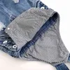 1-5T Kids Jeans Dziecko Pajacyki Spring Boys Girls Kombinezony Bebe Kombinezon Spodnie Toddler Spodnie Ubrania Odzież dziecięca 211101