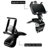 Universal Dashboard Car Phone Holder Easy Clip Mount Stand GPS Display Bracket Car Front Support Stand for iPhone Samsung Xiaomi