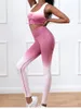 byxa pantsuit yoga leggings sexig hög midja multicolor rörelse fitness elastisk träning designer benging ren färg perfekt topp