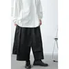 Men's Wear Niche Design Asymmetric Irregular Casual Harem Pants Spring Japanese Loose Wide Leg Trousers Male 9Y4016