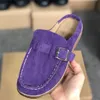 2021 sommer Frauen Schrammen Booties Runde Kappe Mode Flache Leder Sandale 5 Farben Strand Slipper Frauen Casual Schuhe große größe 35-43 W3