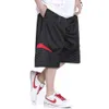 Summer Streetwear Men Short Hip Hop Harem Boardshorts American Fashion Loose Baggy Exercise Shorts Elastic Waist Plus Size 210714