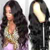 Remy Baby Hair Pre Plucked 13x6 HD Spets Frontal Wig Brazilian Body Wave Spets Front Human Hair Wigs Preplucked QueenLife 4x4 5x5 LA2436961