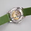 2022 5167A Orologio automatico da uomo Cassa in acciaio Quadrante con texture verde Indicatori numerici Stick Cinturino in caucciù 5 Stili Orologi Puretime01 E21-l12