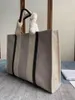 Luxury Tote Designer Сумочка Вуди Большая Емкость Холст Путешествия Сумка Буква Вышитая Грубайдная Портативная Сумка Повседневная Торговая Офис Кошелек Улучшенный поставщик