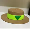 Designer Straw Hat Hat Womens Fashion Bucket Hat Mens Mens Brand Brand de base de baseball de haute qualité PAPIDE POUR LE VOYAGE DE LA PLACE DE THADE DU 294T
