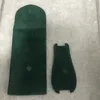 1 pçs relógios bolsos presente saco de armazenamento verde relógio proteger bolso verde suave flanela bolsa masculino ou feminino228n