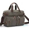 Kruis lichaam heren tassen hoge capaciteit aktetas handtas canvas laptop vintage casual reistas mannelijke schouder messenger Crossbody