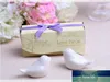 Party Favor 20pcs/lot(10boxes) Cute Wedding Gift Love Birds Ceramic Salt And Pepper Shakers Favors For Decoration Souvenirs1 Factory price expert design Quality