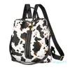 Дизайнерский рюкзак высококачественный леопардовый печать сумочка модные бренды для бренда на плечах 7711260