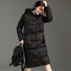 Satış Öğe Özel Fiyat Link Yastıklı Ceketler Boy Gevşek Kapüşonlu Uzun Parkas Sıcak Rahat Kontur 210819