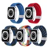 Verstelbare gevlochten riem voor Apple Watchband 38 / 40mm iWatch Band 42 / 44mm Sport Armband Series 6 5 4 3 SE