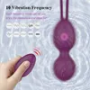 Silicone Silicone Vibrador Vaginal Balls Kegel Ball Baga Apertar Máquina de Exercício Brinquedos sexuais para Mulheres Casais Geisha Bola Sex Ovo P0816