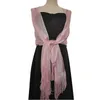 Ladies Elegant Evening Dress Shawl Silk Tassel Party Wedding Prom Temperament Accessories Scarf Gold Silver Shawl