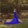 Новый сексуальный реквизит для фотосессии для беременных Платья для беременных для фотосессии Кружева Беременные женщины с длинным рукавом Беременность Макси-платье Q0713