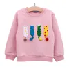 Brand Children's Clothes For Girls Clothing Fashion Cartoon Pattern Cotton Long-sleeves Top Kids 2-6Y 210515