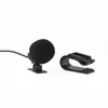 Zwarte 3m lange professionals auto audiomicrofoon 3,5 mm jack plug -microfoon stereo mini bedrade externe microfoons voor automatische dvd -radio