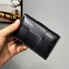 Card Holders Package Men's Business Name Credential Holder For Bank Case Women Genuine Leather Woven Kitting