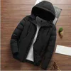 ANSZKTN new style Men Heated Jackets Outdoor Coat USB Electric Battery Long Sleeves Heating Hooded Jackets Warm Winter Thermal Y1103