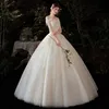 Starry Sky Master Bröllopsklänningar Nya bröllopsklänning Bridal Temperament Off Shoulder Sen System Super Fairy Dream French Bride Dresses Vestido de Novia