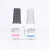 Top quality top base coat newest fashion Soak off gel lacquer harmony nail polish colors LED UV gel laque art 2pcs /set