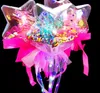 LED Light Sticks Clear Ball Star Shape Flashing Glow Magic Wands for Birthday Wedding Party Decor Kids Lighted Toys5318437