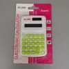 888 Mini portable fashion calculator for students, color cute cartoon type different colors Office & School Supplies