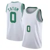 0 Jayson Bostons Tatum camisetas de baloncesto Celtices Jaylen 36 Marcus 33 Brown Smart Men Youth Green2022 2023 Jersey