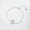 sterling silver unicorn bracelet