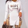 2022 Designer Women T Shirt Two Piece Pants Set Valentine Day Personalized Letter Printed Split Long Sleeve Tops Leggings Outfits