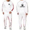 Mens Tracksuit Can-Am BRP Hoodie Passar Män Trend Fleece Hoodie Sweatshirt + Sportbyxor 2piece Casual Jogger kostym Sportkläder G1217