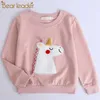 Bear Leader Bambini Dinosauri Felpe Cotone Autunno Inverno Neonati maschi Ragazze T-shirt Tutti gli animali stampati T-shirt per Boy Kid 210708