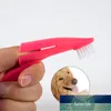 1 PCS Pet Dedo Toothbrush Teddy Dog Brush Bad Hasp Tool Tool Tool Tool Toda Cat Cat Produtos de Limpeza 2 Cores Cão Escova De Dentes Preço de Fábrica Especialista Qualidade Mais Recente