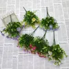 装飾的な花の花輪造花屋外装飾ブーケシミュレーションホワイトユーカリのプラモデル偽のオーキッド