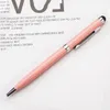 Écran tactile stylo à bille métal Durable 1.0mm stylo à bille mode huile stylos à bille fournitures d'écriture cadeau publicitaire WVT1775