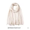 Scarves 180x90cm Fashion Foaming Floral Printed Cotton Linen Shawl Women Hijabs Scarf Muslim Wide Scarve Wrap For Female Ladies3078026