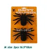 Украшение для Хэллоуина, короткие плюшевые черные украшения в виде паука, реквизит для моделирования, игрушки для трюков, реалистичная пародия T2I52420
