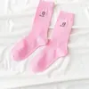 Lettre multicolore chaussettes en coton femmes lettres de fille décontractée chaussette sport mode de bonne qualité entière 2768326