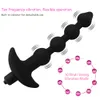 Massagem Massagem Silicone Anal Beads Butt Blue Balls Bullet Vibrador Brinquedos Sexuais Para As Mulheres G Spot Massager Iniciantes Brinquedo