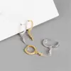 ANDYWEN 925 Sterling Zilveren Ster Licht Drop Earring Piercing Oorbellen Cirkel CZ Zirkoon Pave Pendiente Loops Ronde Vrouwen Sieraden 225084518