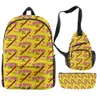 DHL Backwoods Schoolbags Five Cigarros Portátil para Vino Femenino Vin Amarillo Amarillo Ayuntamiento salvaje Mujeres Schoolbag Qylhkm