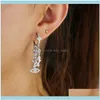 & Earrings Jewelrymulti Charm Earring Turkish Evil Eye Cz Hie Hoop Design Delicate Star Stacking Fashion Trendy Women Jewelry Drop Delivery